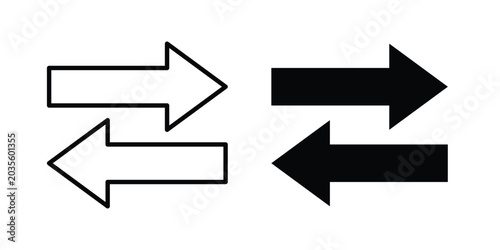 Photography Transfer arrows icon