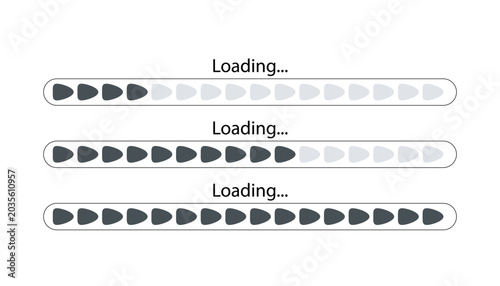 Obraz na plátne Loading bar pattern