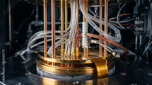 Interconnecting copper filaments and gold-plated conductive plates within a vacuum-sealed cooling apparatus for advanced computational research