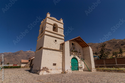 фотографія Church in Madrigal village in Colca canyon, Peru