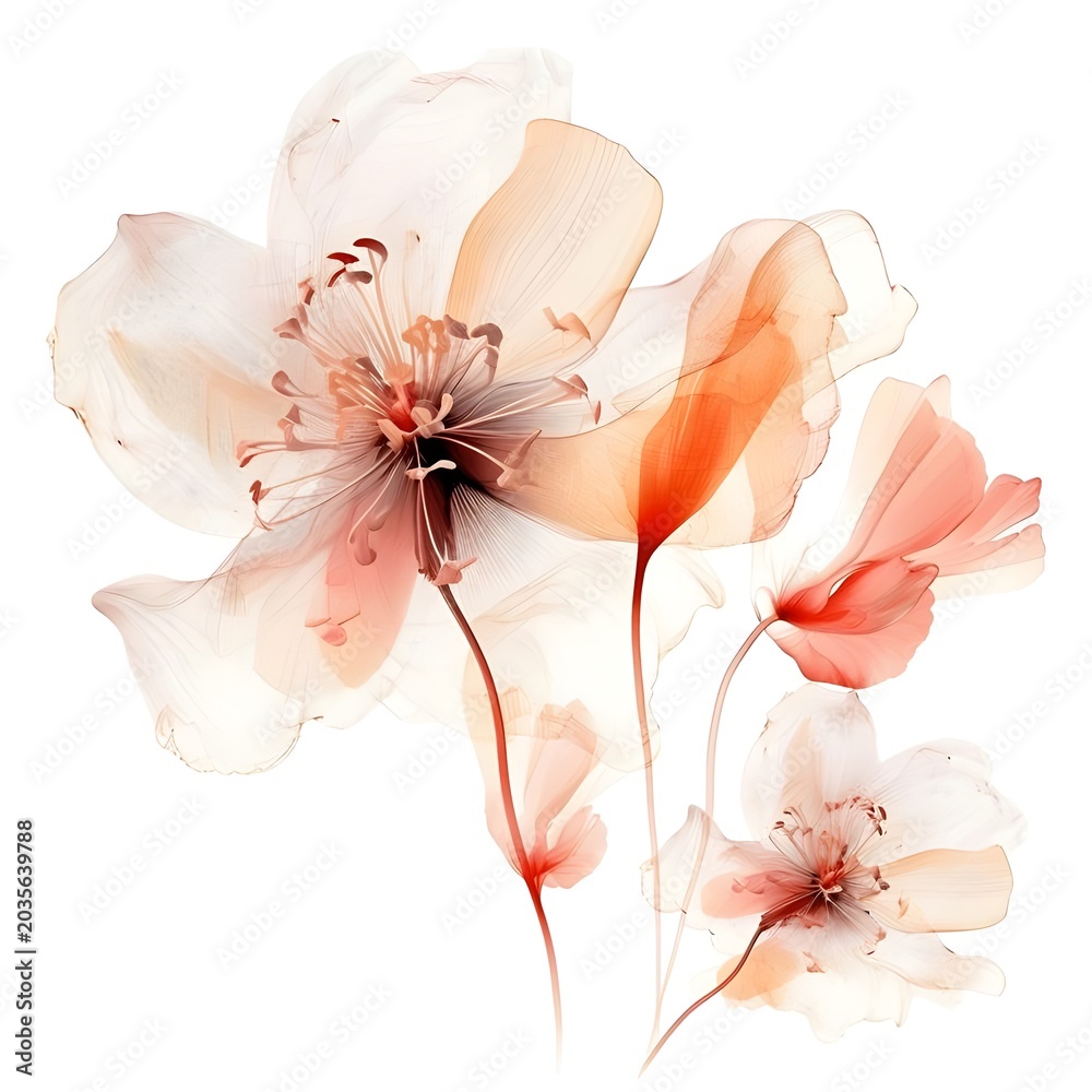 Naklejka premium pink rose petals