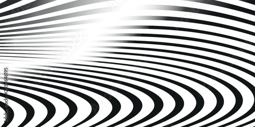 Canvas Print Abstract background with lines of variable thickness
