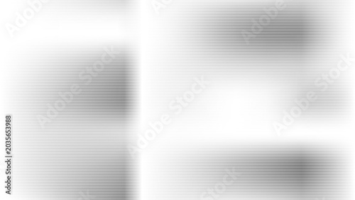 Konstfotografi Horizontal gray lines stretch across a bright white surface in this industrial vector background, featuring vertical light gradients that mimic a brushed aluminum metal texture