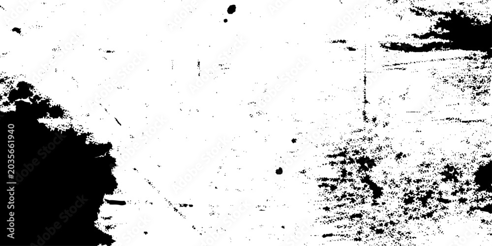 Obraz premium Distressed white grunge texture background with scratched black particles weathered, abstract wall backdrop for vintage overlay graphic design elements rough dirty wood plank texture effect.