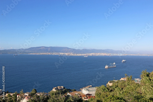 Algeciras across the bay of Gibraltar