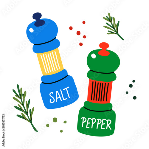 Fotografía Salt and pepper shakers set
