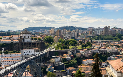 Bridge Crossing the Douro River in Porto Portugal