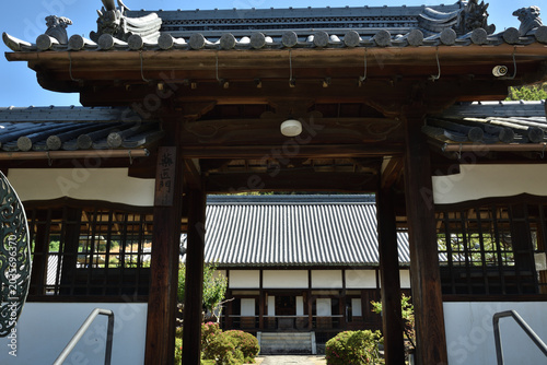 Bild auf Leinwand 興聖寺　薬医門(京都府宇治市)