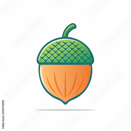 Stylized Acorn Icon