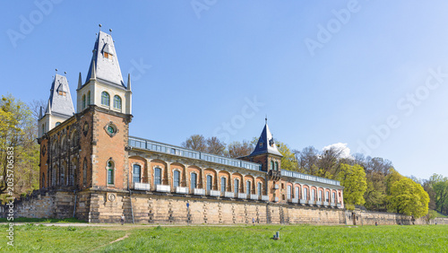 Ehemaliges Wasserwerk Saloppe in den Dresdener Elbauen