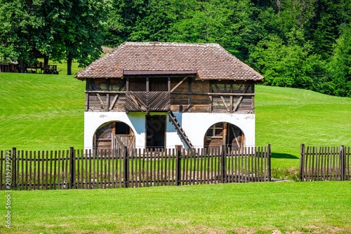 Exterior of the Orthodox church in Kaona, Serbia