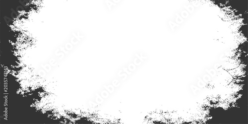 Canvastavla Smoke explosion or mushroom cloud, representing destruction and power, rendered in a high-contrast monochrome aesthetic