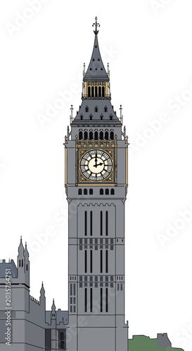 Big Ben Clock Tower, London - Victorian Architecture Landmark