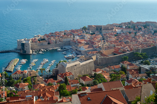 Aerial view of Dubrovnik, Croatia