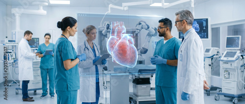 Medical technology. Modern medicine. Clinic and doctors. 