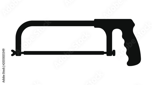 Foto Hacksaw Vector Illustration