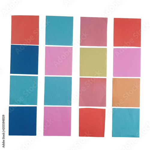 Colorful grid pattern design template