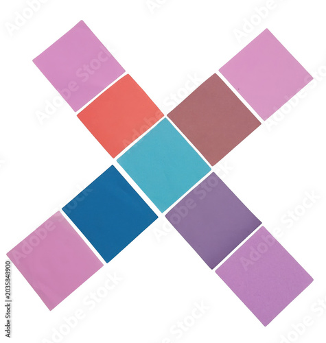 Colorful paper airplanes flying fast