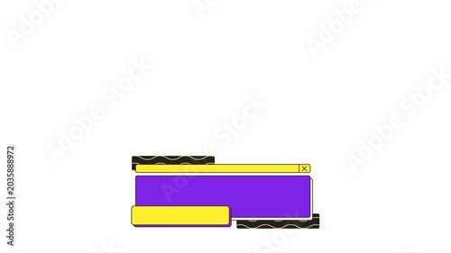 pop lower third with activity style for name and position template