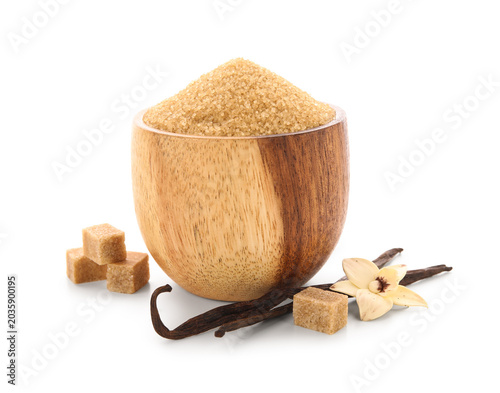 Bowl of sweet vanilla sugar...