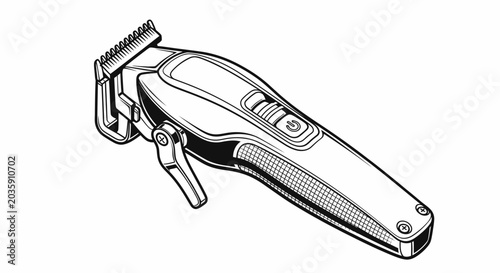 Bild auf Leinwand Electric Hair Clipper Machine.