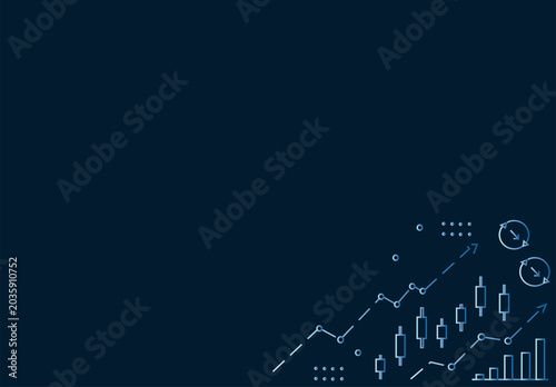 Financial Market Analysis and Trading Strategy Development with Candlestick Charts and Growth Trends
