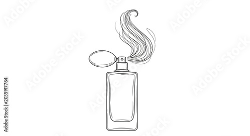 Perfume Bottle with Spray.