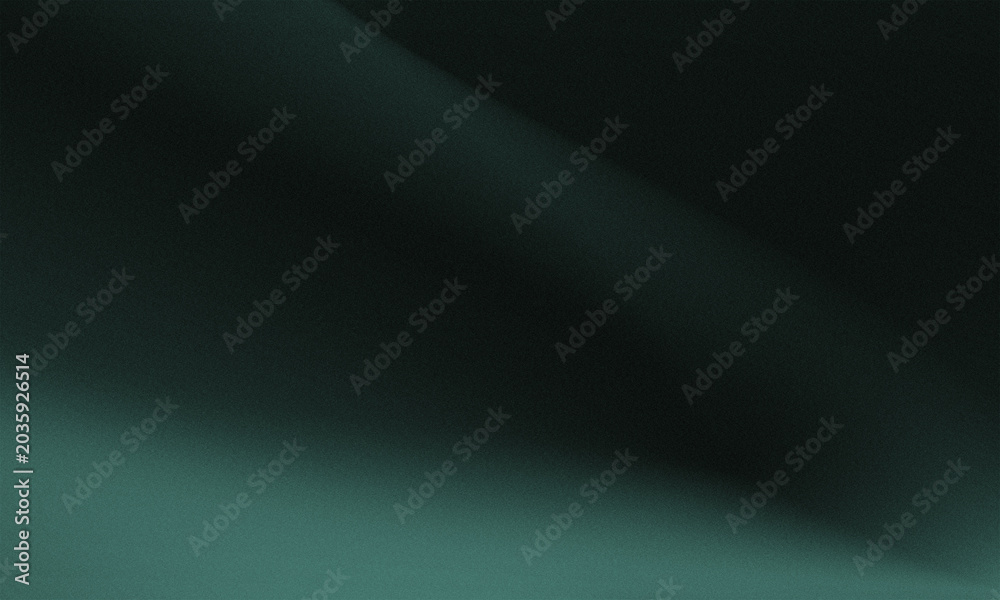Obraz premium green gradient abstract background with film grain effect, retro grain texture, and subtle light reflections