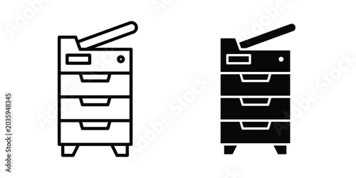 Tableau sur toile Copy Machine icon graphic design symbols vector illustration