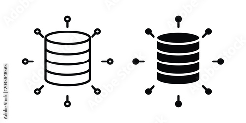 Data aggregation icon graphic design symbols vector illustration