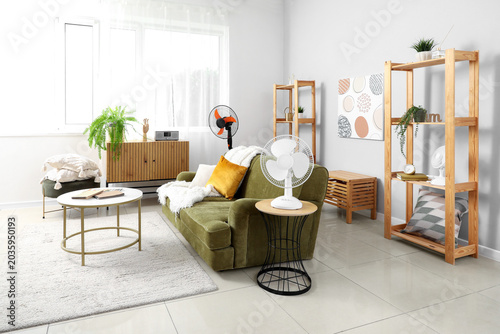 Interior of stylish living ...