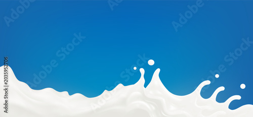 Abstract background ripple milk, Vector illustration perfect for dairy product packaging, beverage advertising, and healthy food concepts