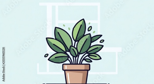 plant in a pot