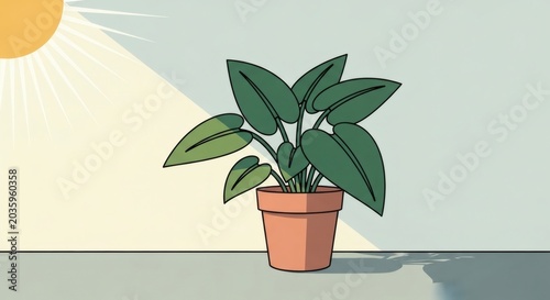 plant in a pot