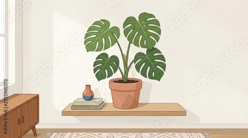 green plant in a vase