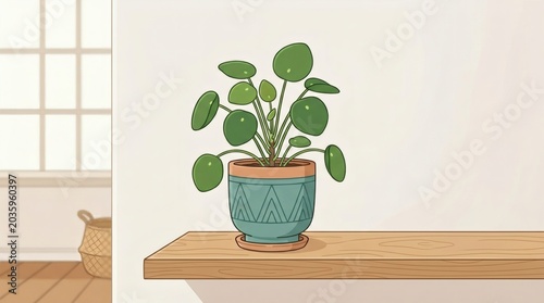 green plant in a vase