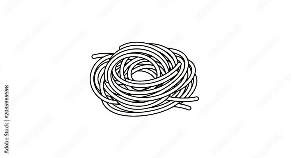 Fototapeta premium Coiled metal wire bundle closeup.
