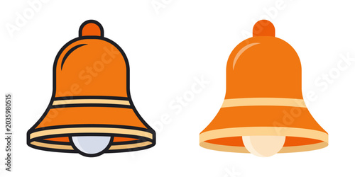 Fotografie Bell icon set