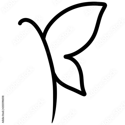 black butterfly icon