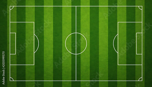 World Cup 2026 Inspired Soccer Stadium Field Background Minimal Green Football Pitch Top View