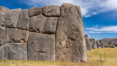 Foto The famous ancient Inca fortress Sacsayhuaman