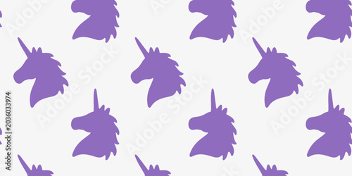 seamless unicorn stencil pattern vector background