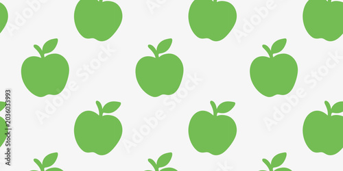 seamless apple stencil pattern vector background