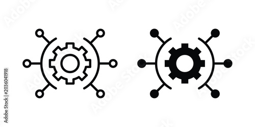 Tableau sur toile Useful functions icon for Graphic Design Projects. EPS10
