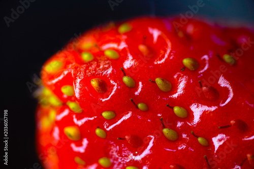 strawberry close up