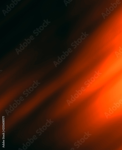 Abstract Orange Gradient Background with Soft Glow and Dark Shadow Texture