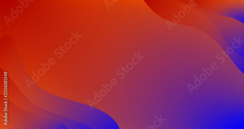 Fotografie Red Orange Violet Abstract background with dynamic Shapes for advertisement pres