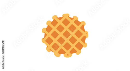 Golden brown waffle pattern border