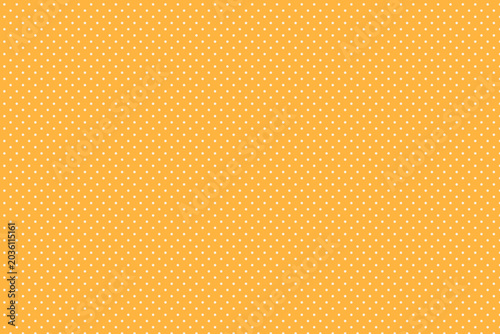 Radial dots seamless pattern vector on gold yellow background  