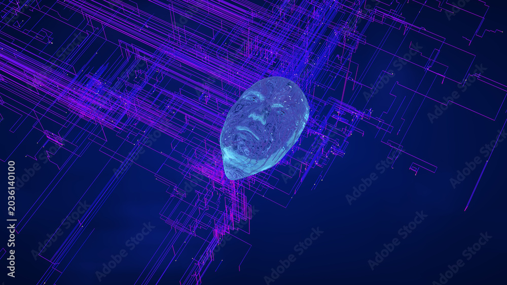 Fototapeta premium AI Agent Builds Secure Cloud Infrastructure